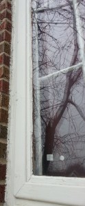 Failing caulk joint at window